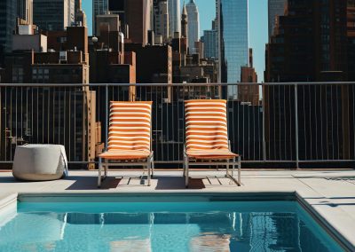 down town rooftop pool